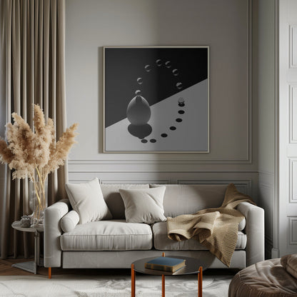 Wandbild Bogen Tropfen Ei