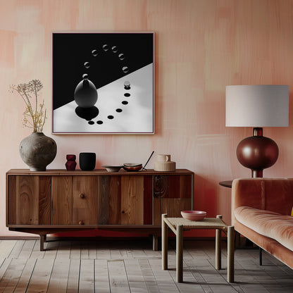 Wandbild Bogen Tropfen Ei