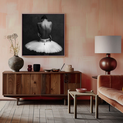 Wall art ballerina's back 2