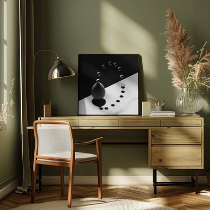 Wandbild Bogen Tropfen Ei