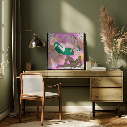 Wandkunst Cornichon d'amour