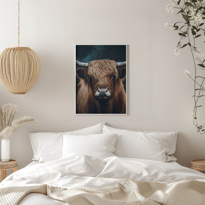 Wandbild Highland Cattle