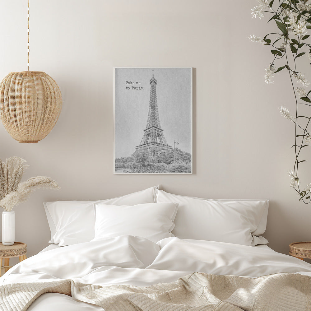 Wandbild Bring mich nach Paris