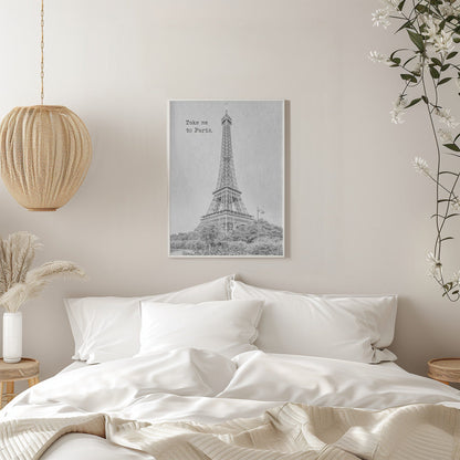 Wandbild Bring mich nach Paris