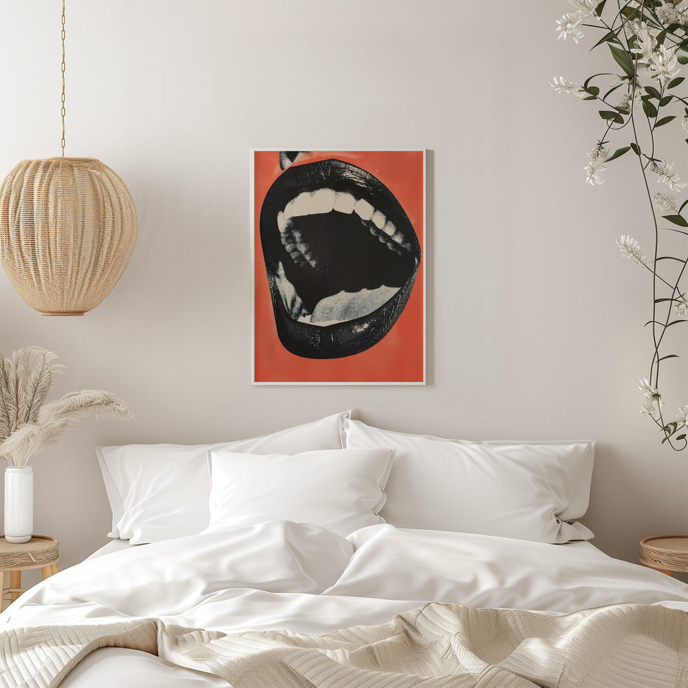 Wandbild Der Mund