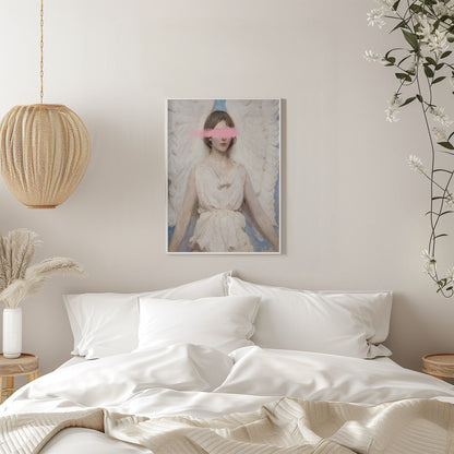 Wandbild Engel Pinselstrich Verhältnisiso