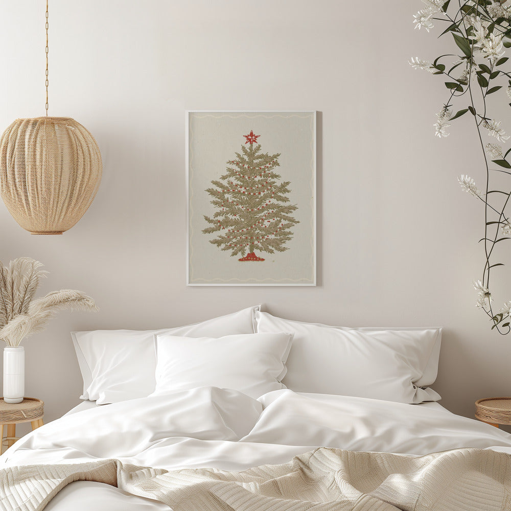 Wandbild Weihnachtsbaum 02 Leinwanddruck