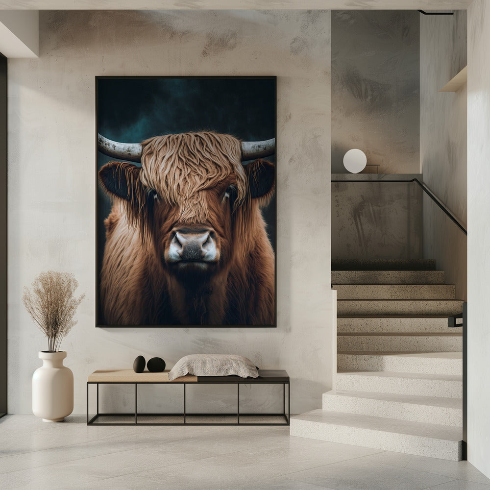 Wandbild Highland Cattle