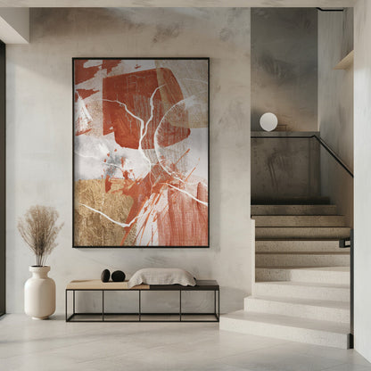 Wandbild Goldener Globus 2