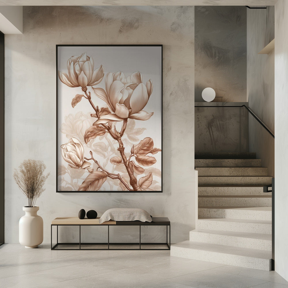 Beige Flowers 3