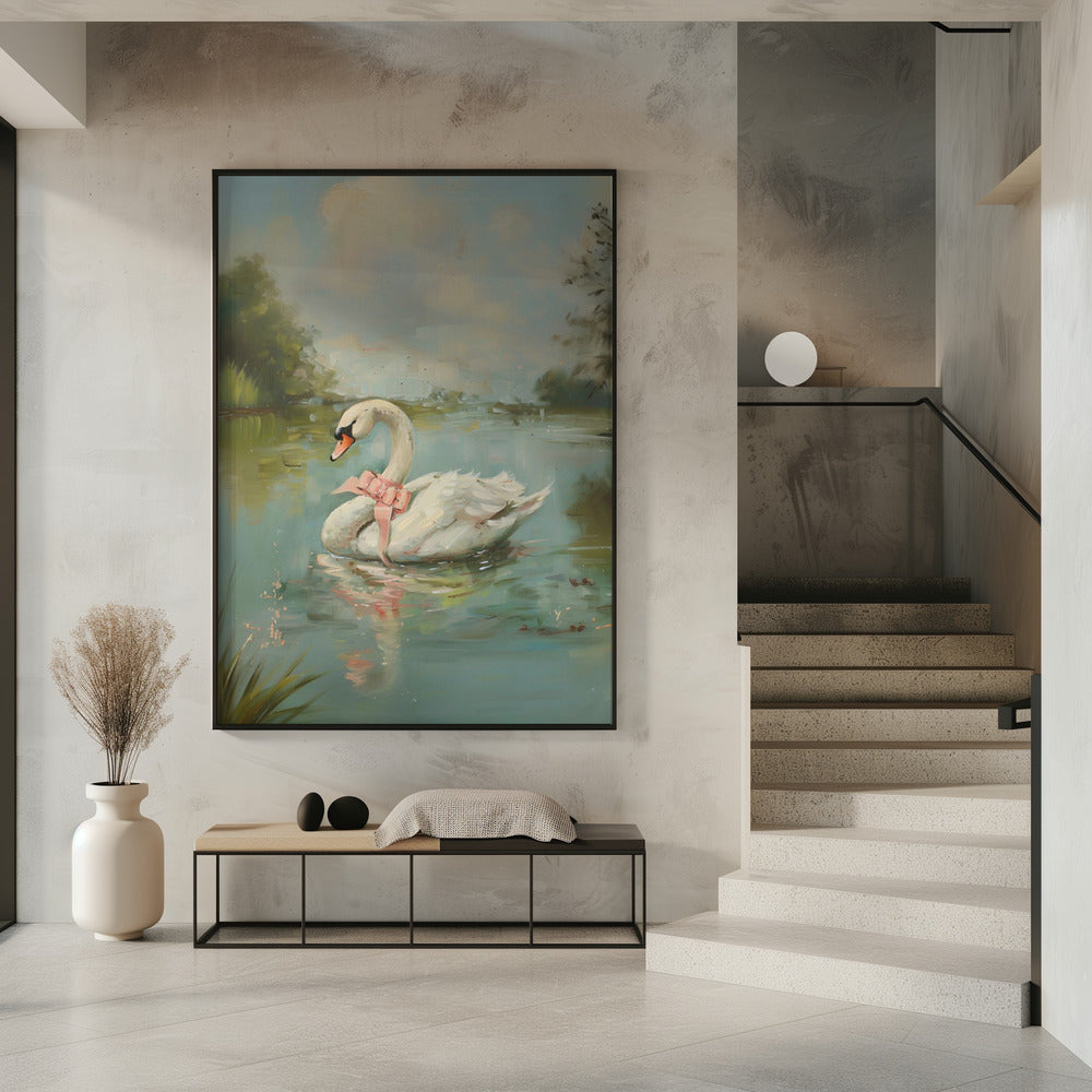 Vintage Swan Coquette