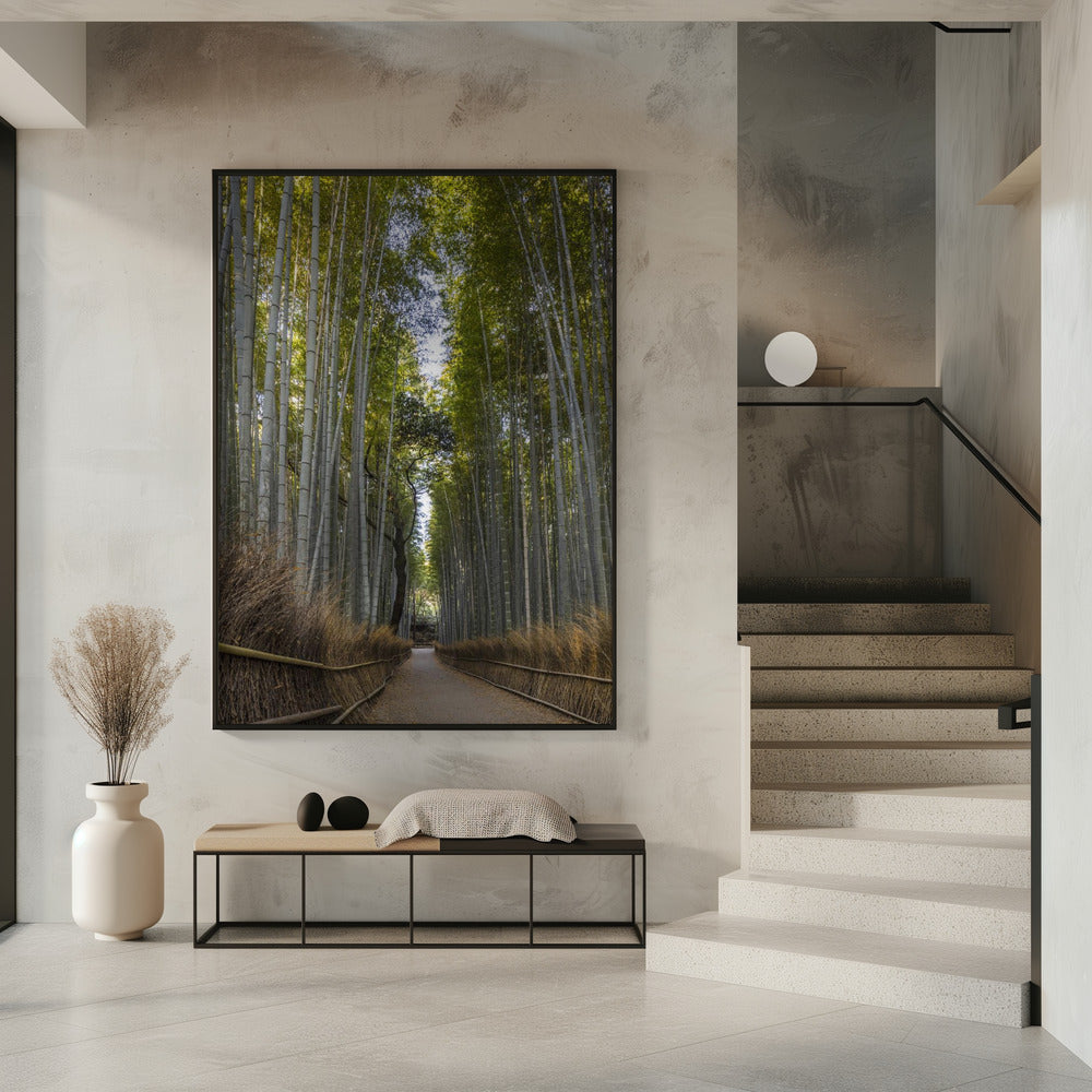 Wall art Mighty Arashiyama bamboo forest