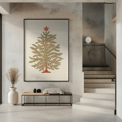 Wandbild Weihnachtsbaum 02 Leinwanddruck