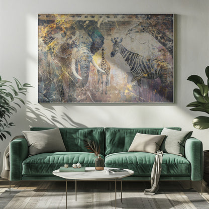 Wandbild Afrikanische Kunst Illustration Wandbild 113
