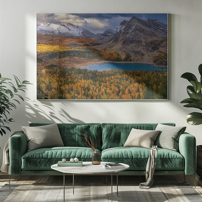 Wall art Lake Magog, Quebec