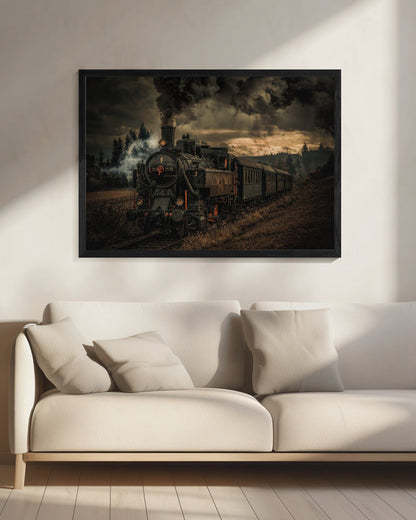 Wandbild Goldgräberzug