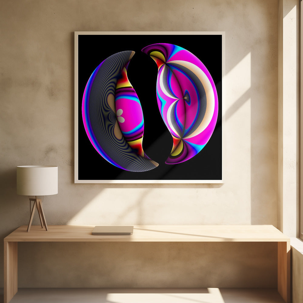 Wandkunst-Zerrissenheit