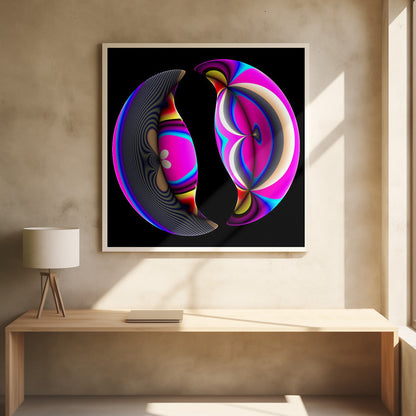 Wandkunst-Zerrissenheit