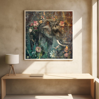 Wall art Floral Animals Vintage Art Illustration 11