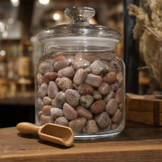 Pink Amethyst Tumbled Stones