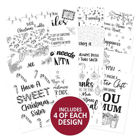 Say It With Style Pocket Pads - Family Christmas