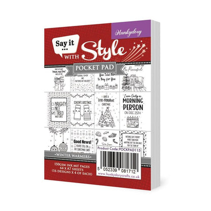 Say It With Style Pocket Pads - Winter Warmers