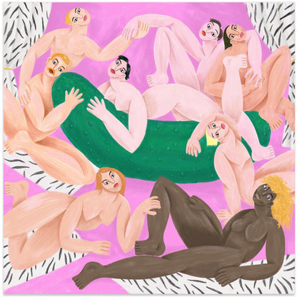 Wandkunst Cornichon d'amour