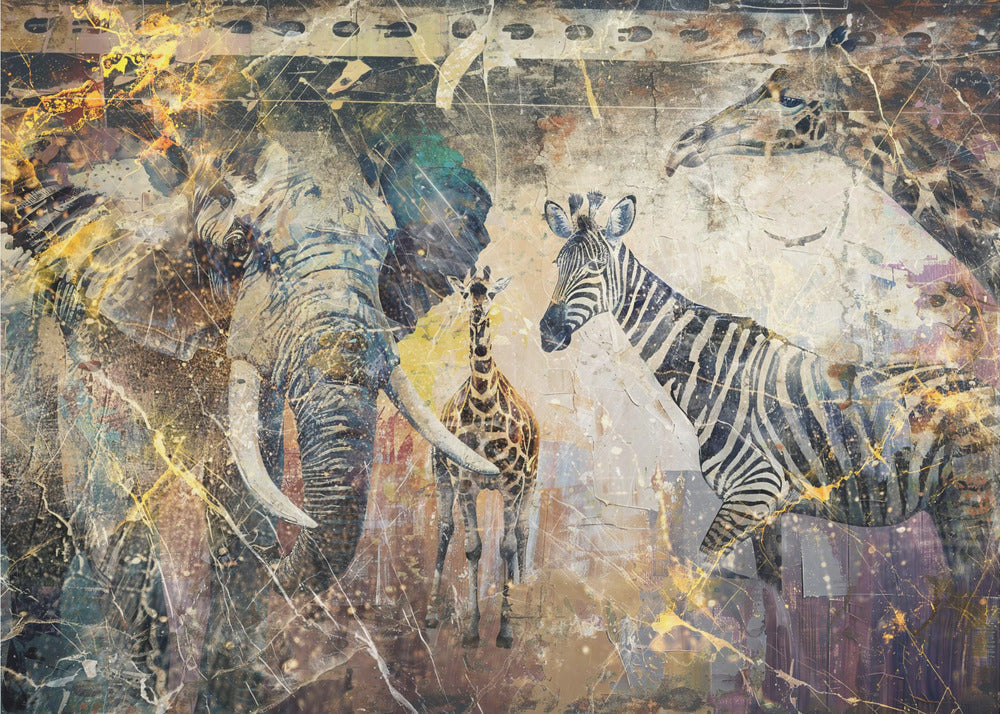 Wandbild Afrikanische Kunst Illustration Wandbild 113