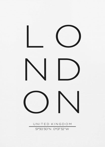 Wandbild LONDON