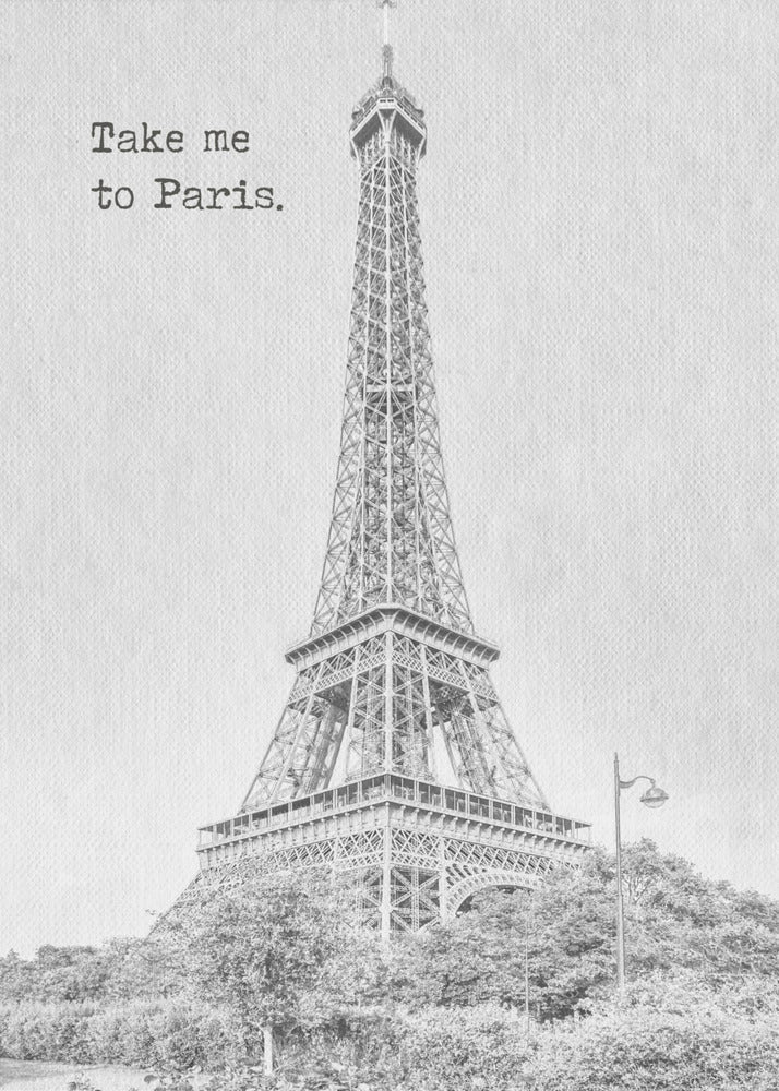 Wandbild Bring mich nach Paris