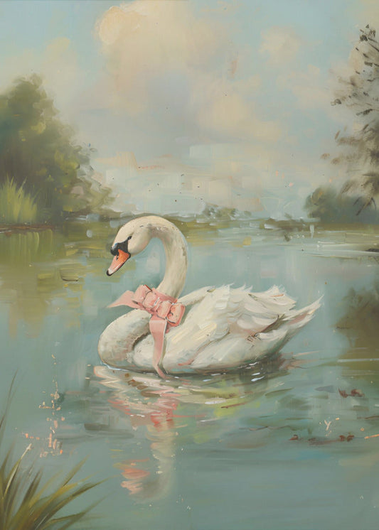 Vintage Schwan Kokette