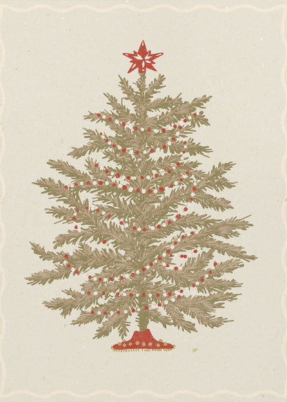 Wandbild Weihnachtsbaum 02 Leinwanddruck