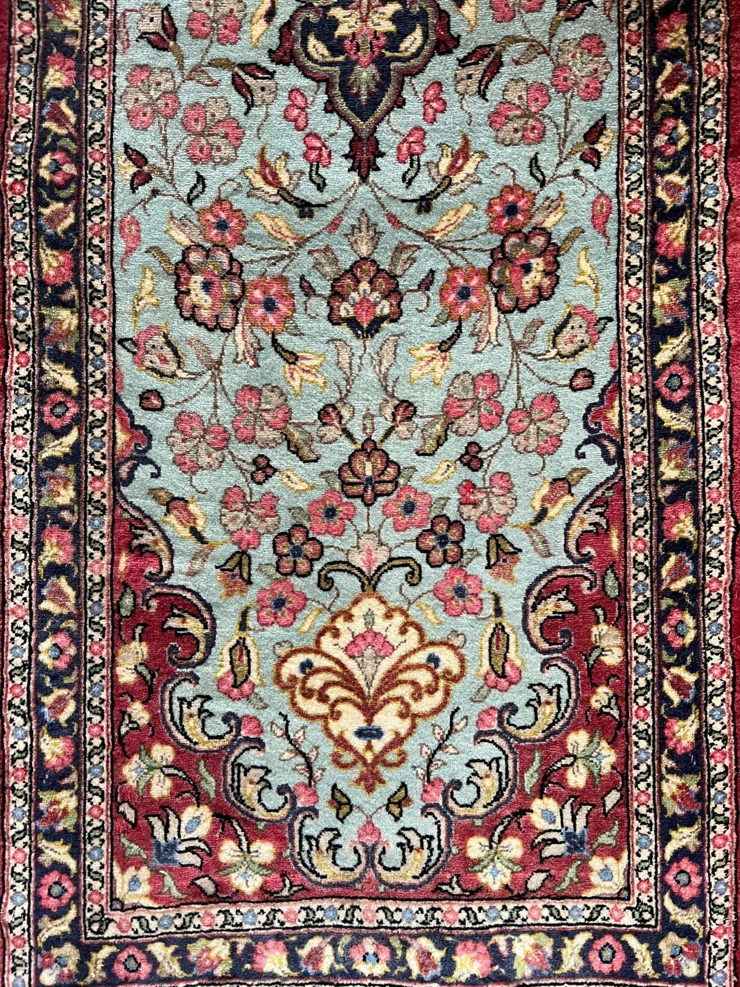 Persian Qom Runner | 6' 5" x 1' 8"