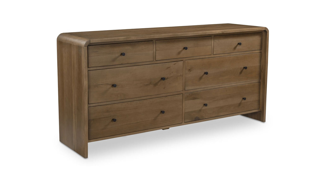 Rhodes 7 Drawer Dresser Oak
