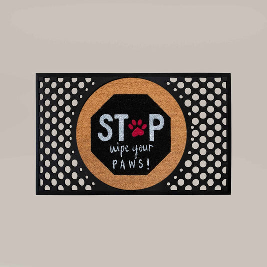 stop, wyps round doormat set