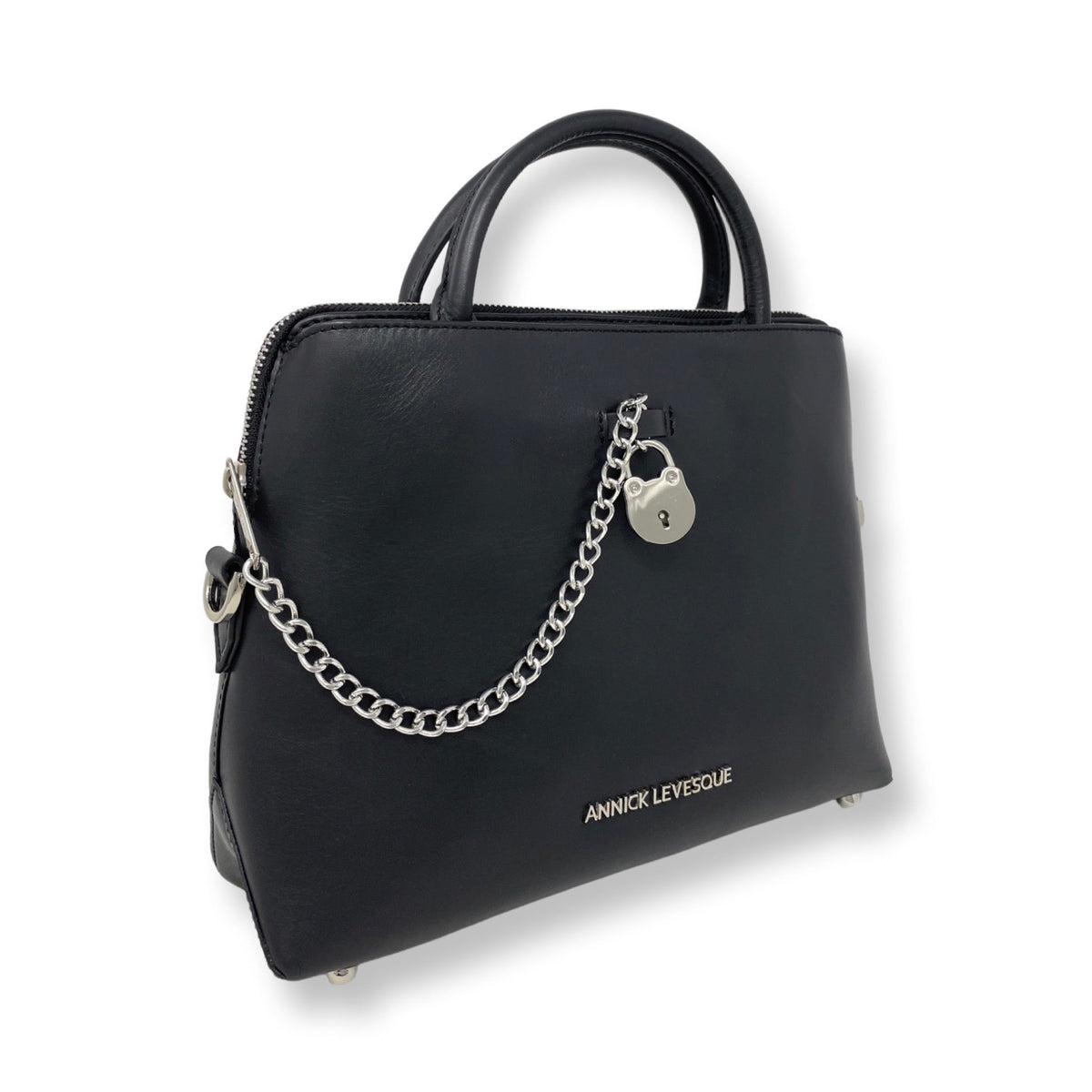 Sac à main en cuir Noir | Miranda - PRÉCOMMANDE