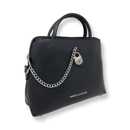 Sac à main en cuir Noir | Miranda - PRÉCOMMANDE