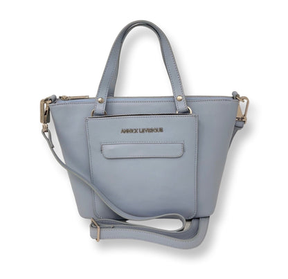 Sac à Main en Cuir Bleu Poudre, 2-en-1 | Lina
