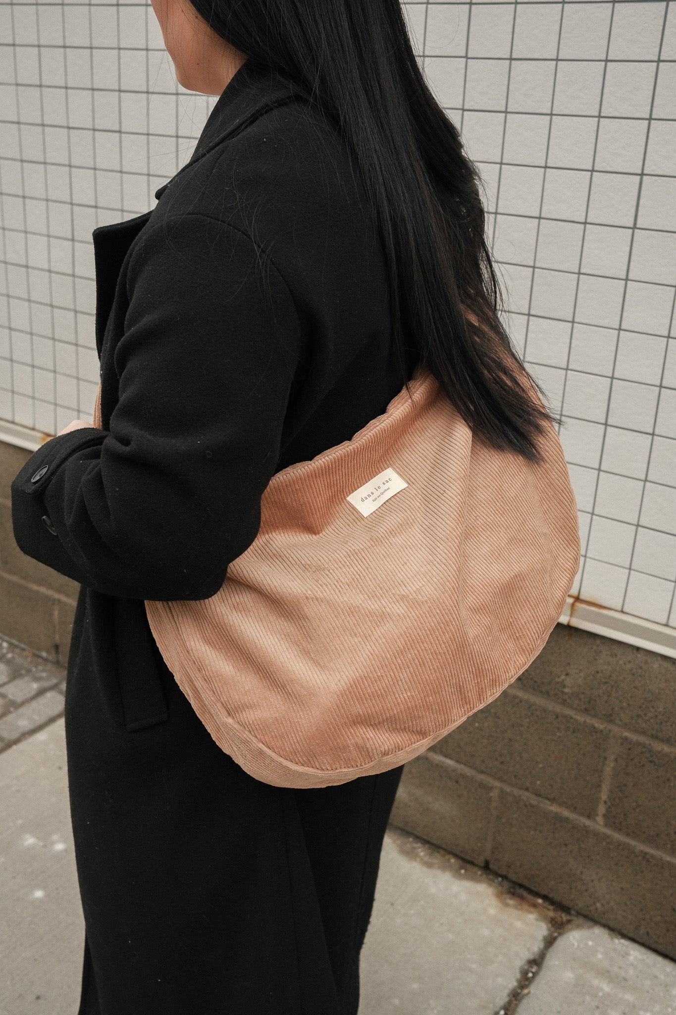 Kord-Crossbody-Tasche | Verstellbarer Schultergurt