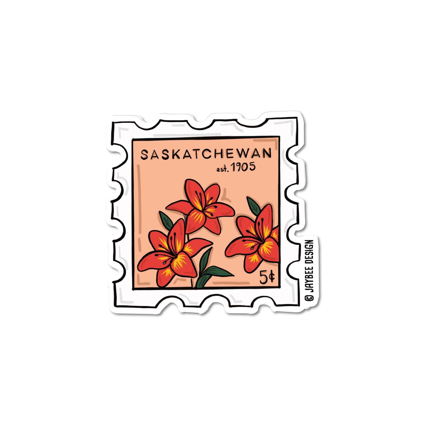 Canada Stamp Vinyl Sticker Pack