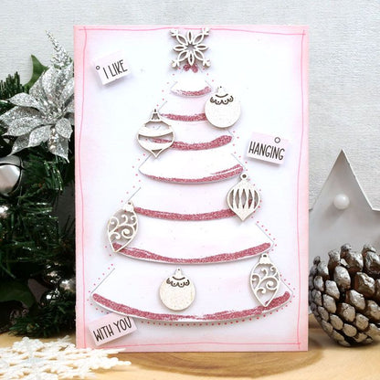 Luxury Shaped Card Blanks & Envelopes - Christmas Tree