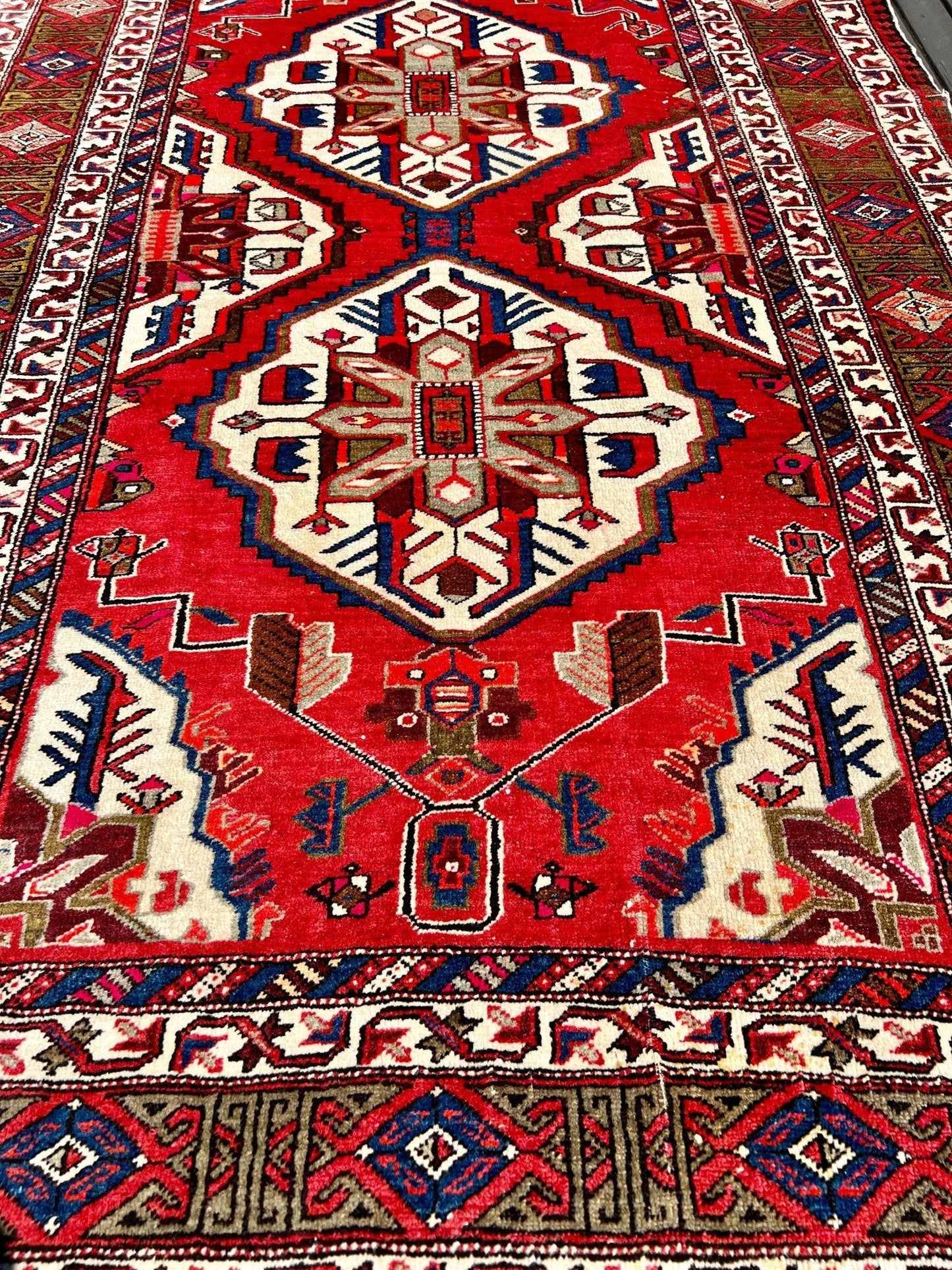 Shirin | 5' 3" x 8' 6" | Vintage Persian Meshkin Rug