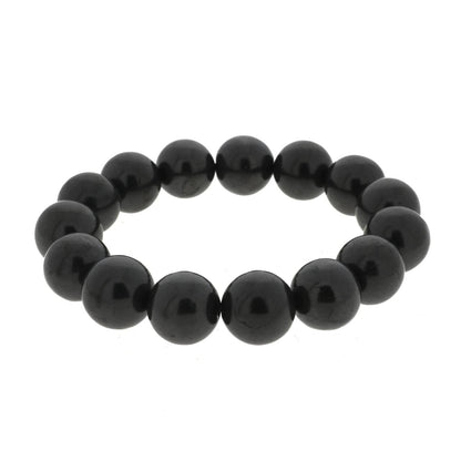 Shungite Round Bracelet - 14mm