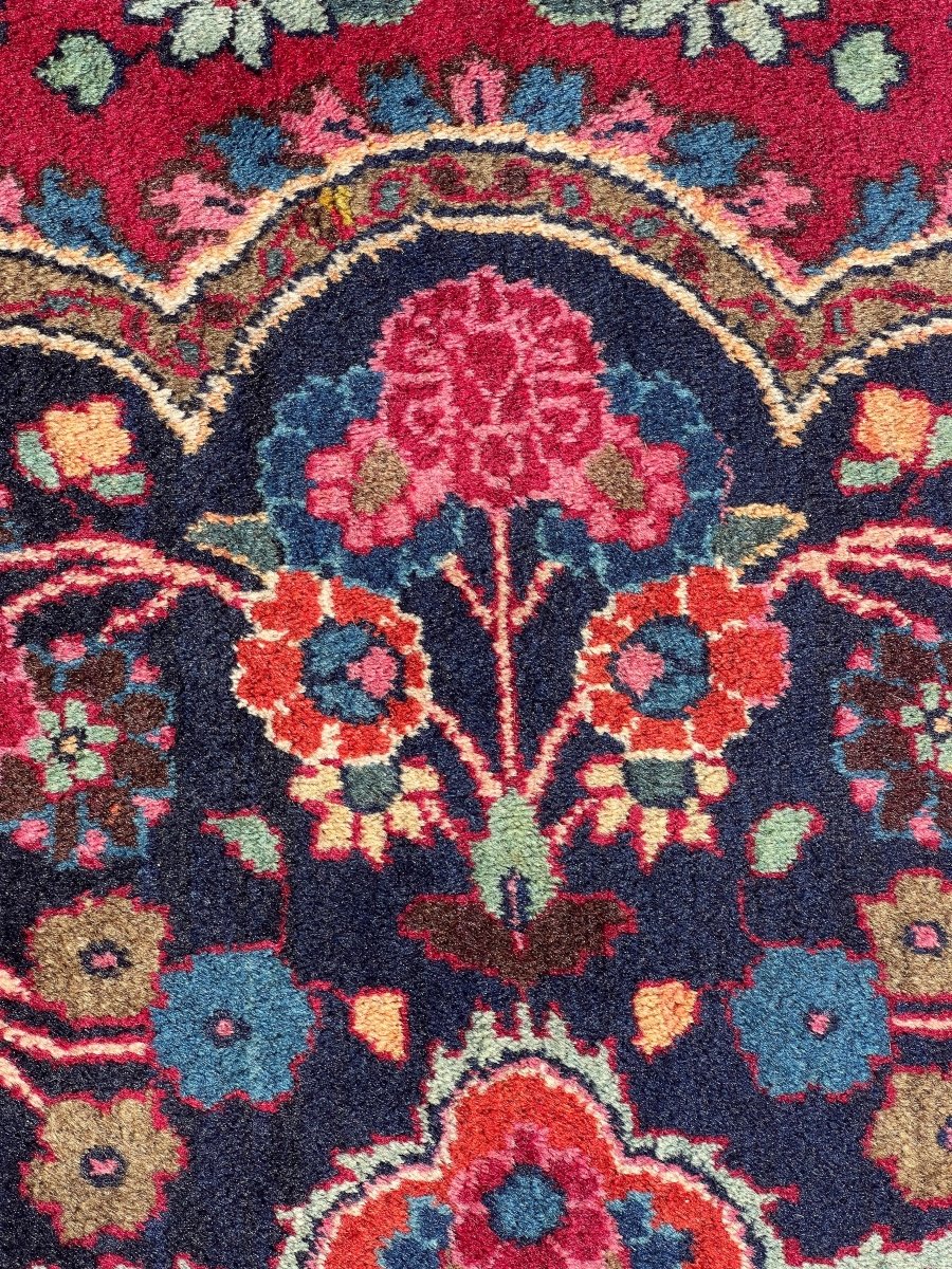 Signierter persischer Maschhad-Teppich | 8' 3" x 11' 7"