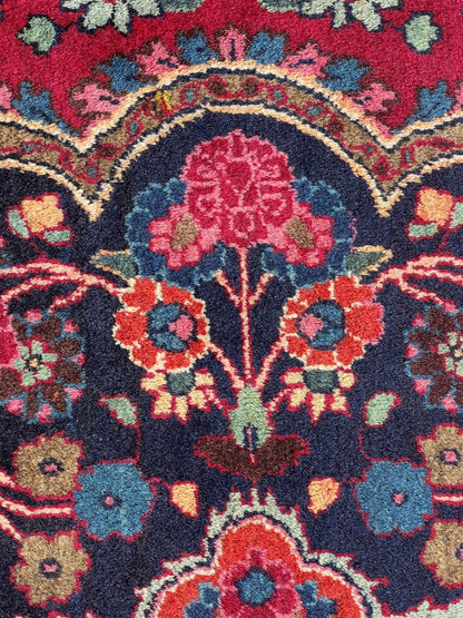 Signierter persischer Maschhad-Teppich | 8' 3" x 11' 7"