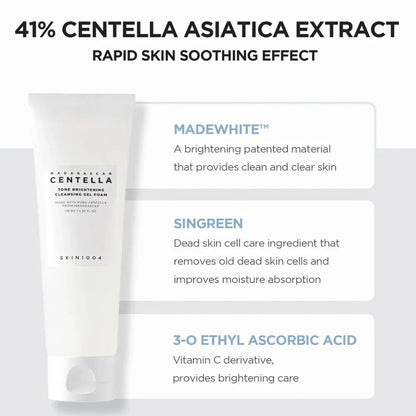 SKIN1004 Madagascar Centella Tone Brightening Cleansing Gel Foam