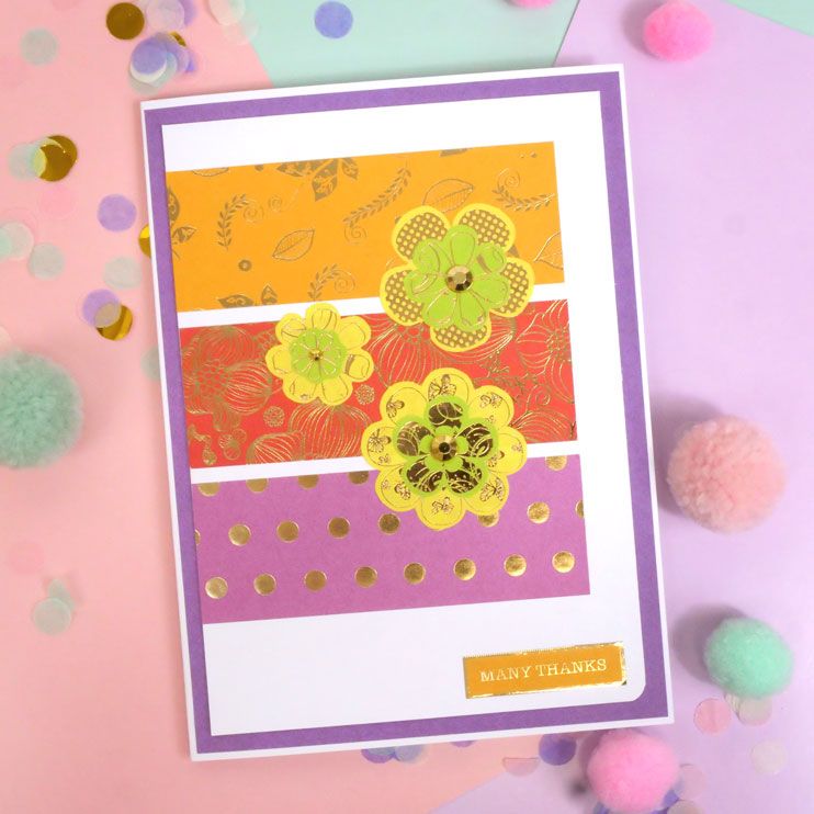 Bold & Bright Stickables A5 Self-Adhesive Foiled Papers