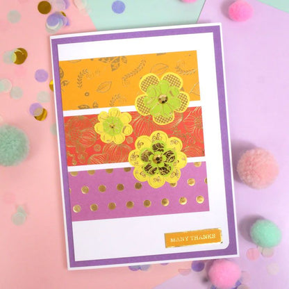 Bold & Bright Stickables A5 Self-Adhesive Foiled Papers
