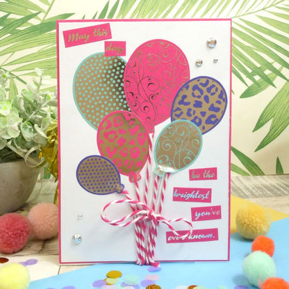 Bold & Bright Stickables Foiled & Die-Cut Birthday Elements