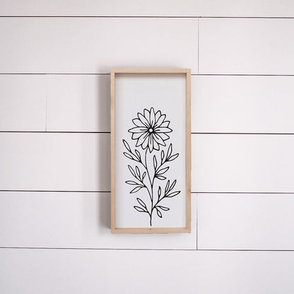 Sonnenblumen Holzschild
